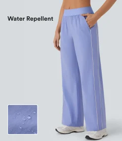 Pants|Straight-Leg Pants<HALARA Water Repellent Wear-Resistant Reflective Mid Rise Pocket Straight Leg Yoga Pants