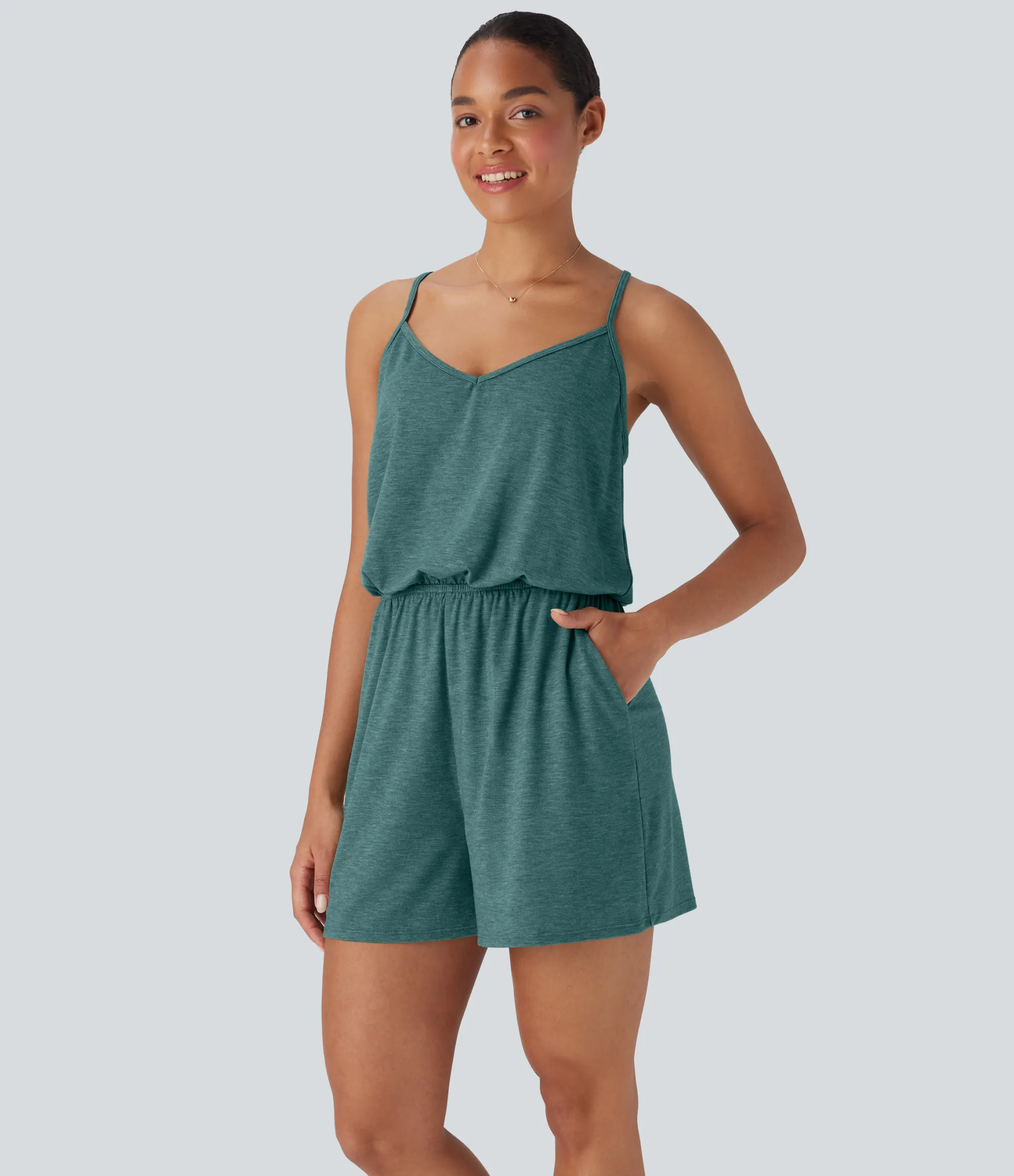 Jumpsuits<HALARA Wide Leg Jumpsuit with Pockets